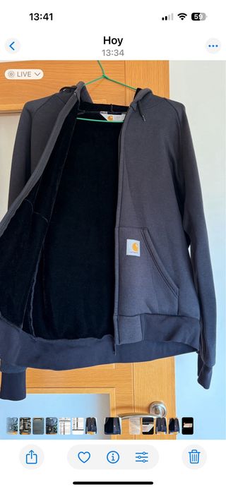 Sudadera Carhartt Hombre Negro