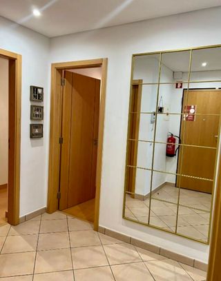 MAS UNIDADES! Espejo ventana hierro dorado 180cm