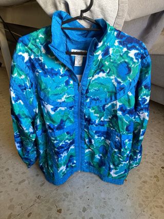 Chaqueta Vintage Azul y Verde.