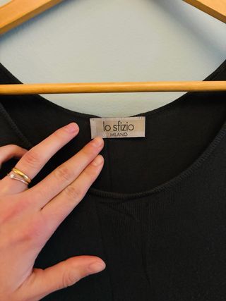 abito senza maniche 100% lana