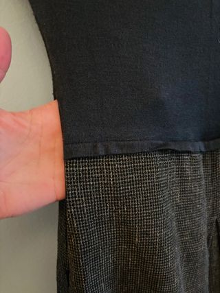 abito senza maniche 100% lana