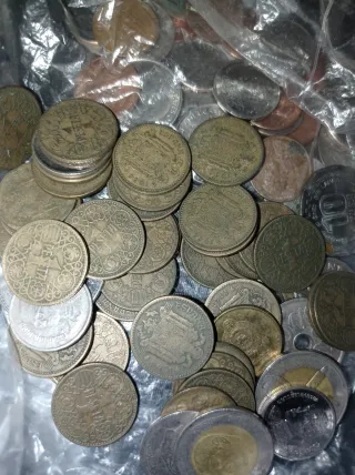 Lote de monedas antiguas