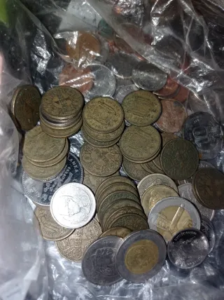 Lote de monedas antiguas