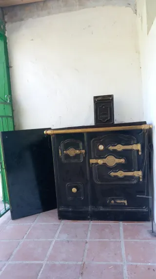 Cocina de chapa antigua