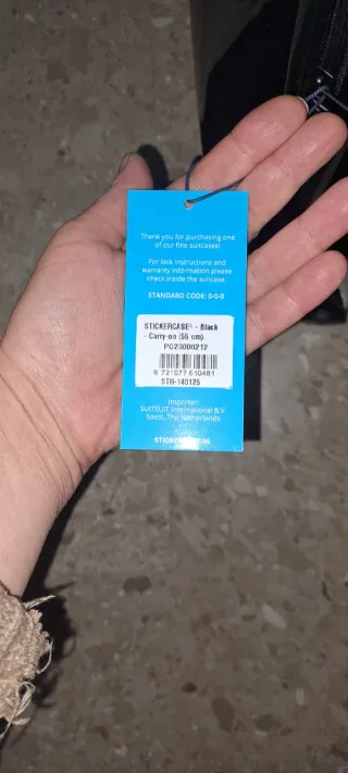 Set valigia Stickercase + boraccia