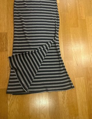 Vestido largo Mango rayas