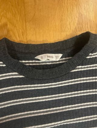 Vestido largo Mango rayas