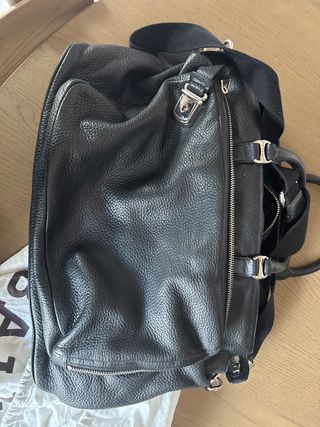 Bolso de Piel Bally Negro