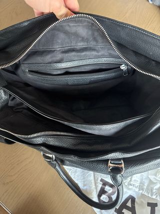 Bolso de Piel Bally Negro