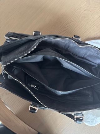 Bolso de Piel Bally Negro