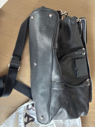 Bolso de Piel Bally Negro