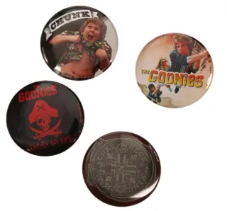 Set The Goonies: Cuaderno, Chapas y Boli