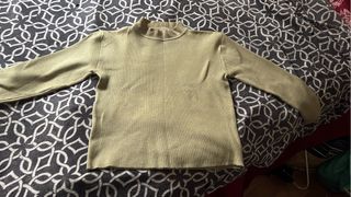 Camiseta verde oliva de manga larga