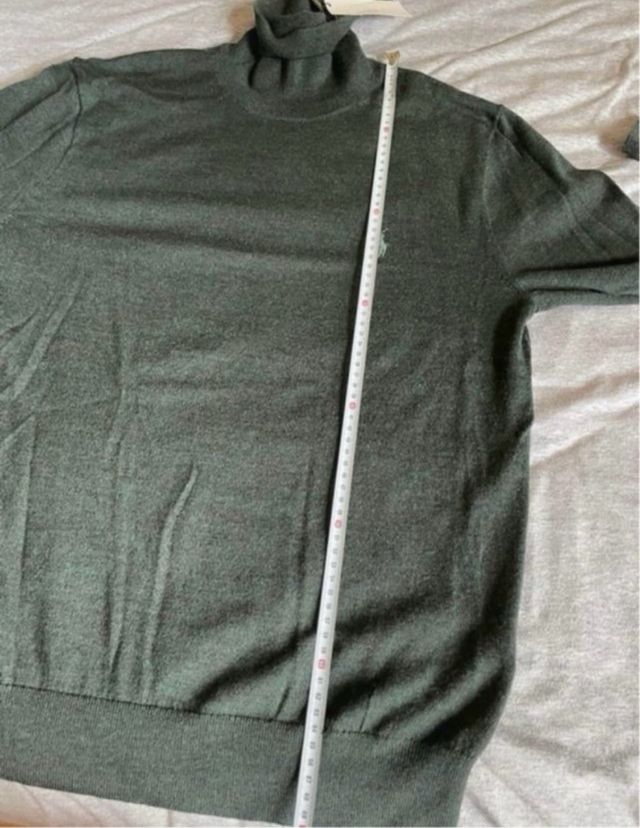 Jersey Cuello Alto Polo Ralph Lauren Verde Talla M