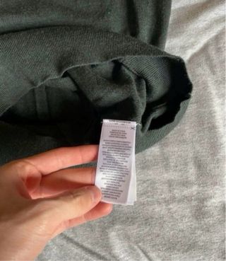 Jersey Cuello Alto Polo Ralph Lauren Verde Talla M