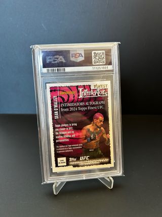 Sean O'Malley auto PSA 10 on card