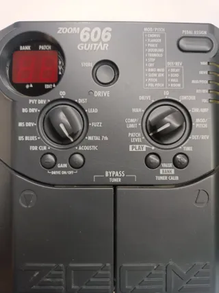 Pedalera Zoom 606 Guitarra Multiefectos