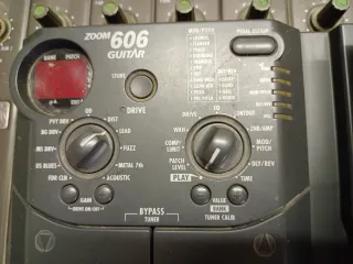 Pedalera Zoom 606 Guitarra Multiefectos