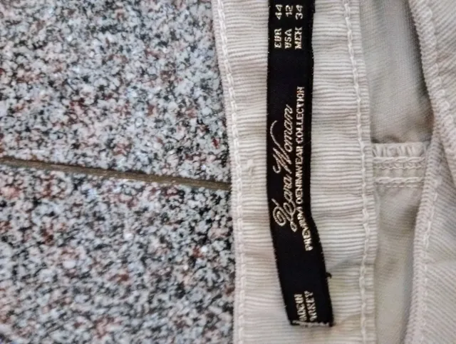 Pantalón ZARA gris claro talla 44