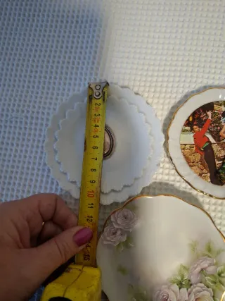 Set di 7 piatti decorativi antichi