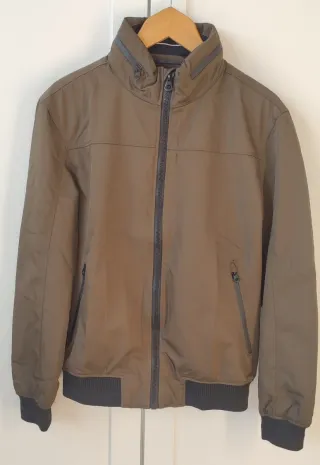 Chaqueta poliester hombre verde militar