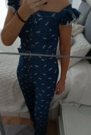 Mono largo estampado libélulas