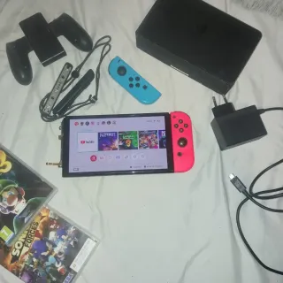 Nintendo Switch OLED Azul y Rosa