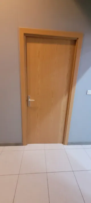 Puertas de madera con marco