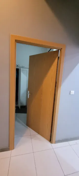 Puertas de madera con marco