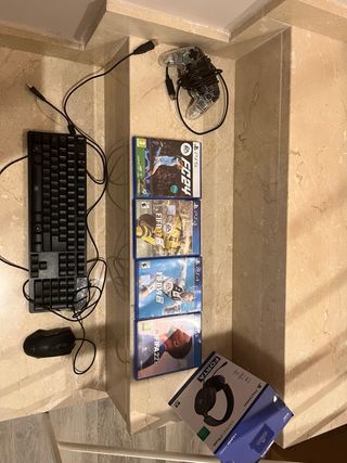 Pack Accesorios PS4/PS5: Volante, Juegos y Más