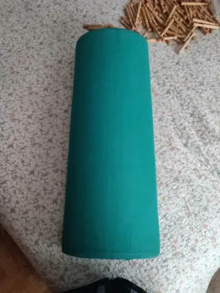 Bolillera junto con bolillos de boj (10cm) y funda