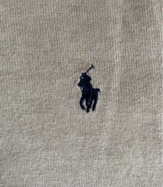 Jersey Polo Ralph Lauren cuello alto beige M/L