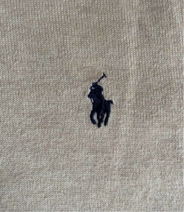 Jersey Polo Ralph Lauren cuello alto beige M/L