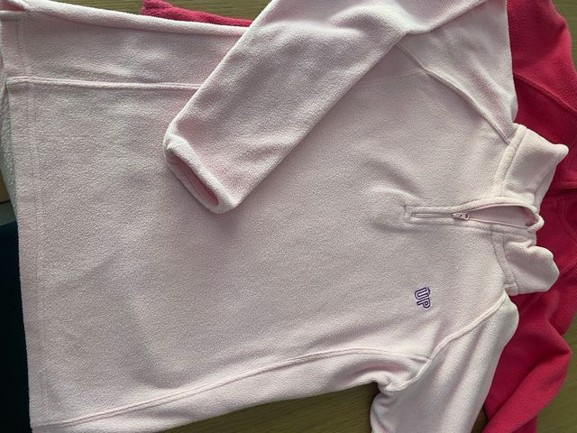 2 Felpe rosa in pile