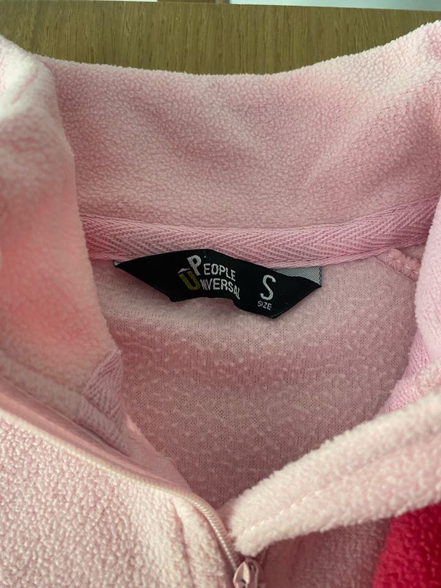 2 Felpe rosa in pile