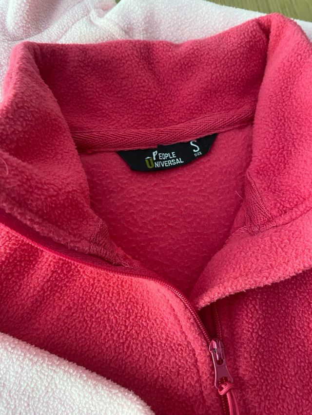 2 Felpe rosa in pile
