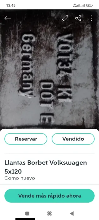 Llantas Borbet VW T5 T6 y Amarok