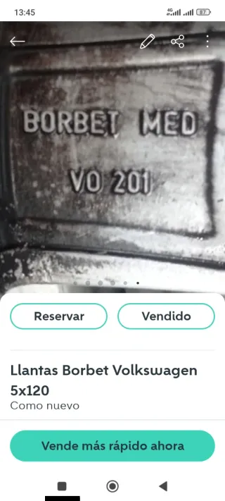 Llantas Borbet VW T5 T6 y Amarok