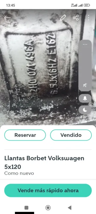 Llantas Borbet VW T5 T6 y Amarok