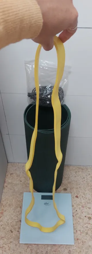 Pack Gym: Esterilla, Báscula, Banda y cuerda salta