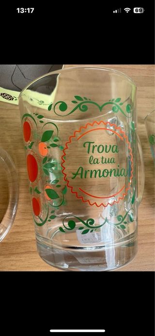 Tazze Mulino Bianco Armonia in vetro