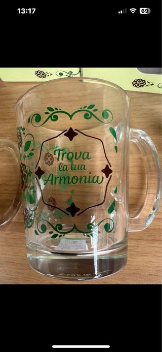 Tazze Mulino Bianco Armonia in vetro