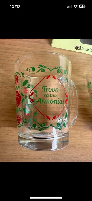 Tazze Mulino Bianco Armonia in vetro