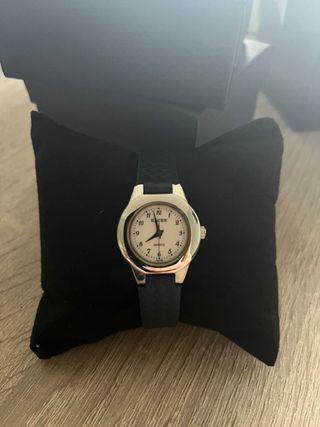 Reloj Racer Mujer Negro y Plateado