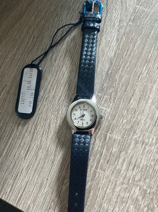 Reloj Racer Mujer Negro y Plateado