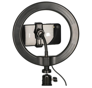 Aro de luz KSIX Studio Live con trípode plegable