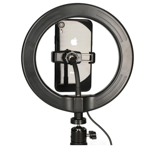 Aro de luz KSIX Studio Live con trípode plegable