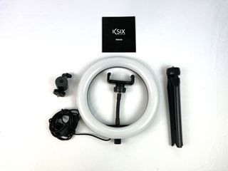 Aro de luz KSIX Studio Live con trípode plegable