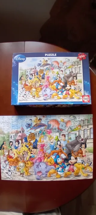 2 Puzzles Disney Educa de 200 piezas y otro 100