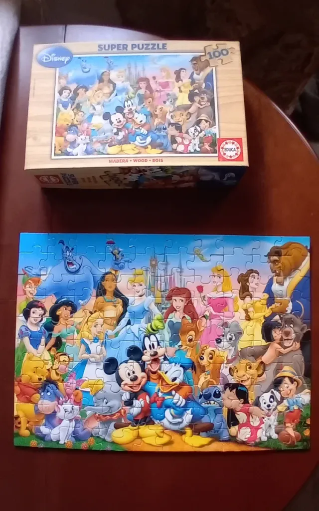 2 Puzzles Disney Educa de 200 piezas y otro 100